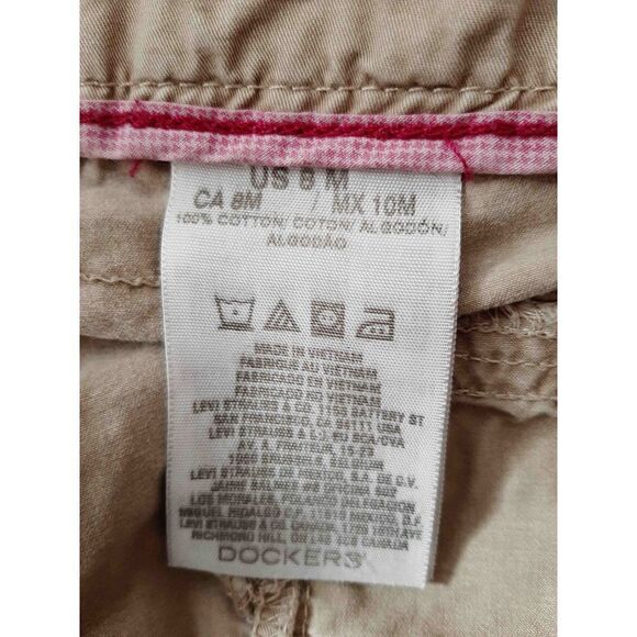 Dockers khaki Cargo sz 8M 100% cotton utility pants - Picture 3 of 4